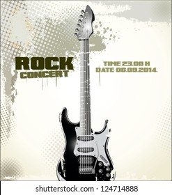 Grunge music background