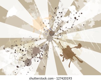Grunge music background