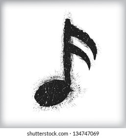 Grunge music symbol