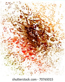 grunge musical background