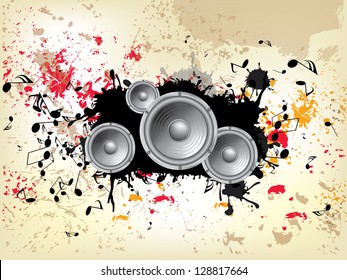 grunge musical background theme