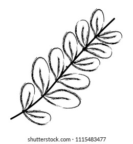 grunge natural branch leaves plant style