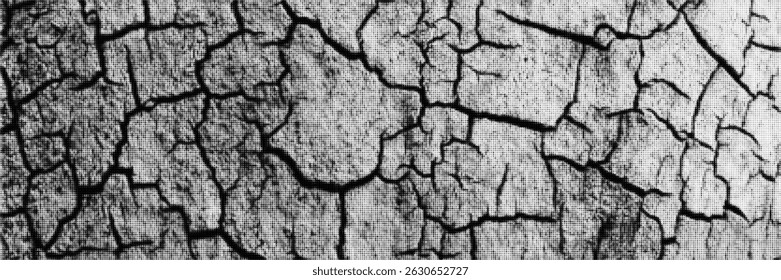 Grunge natural texture halftone background displaying wood pattern. Modern overlay print. Vector grain graphic for design and creative artworks.