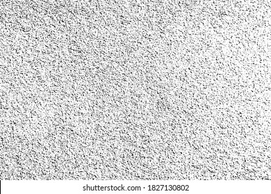 Grunge natural texture of the sand surface. Monochrome background of small noise, spots and graininess. Overlay template. Vector illustration