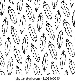 grunge natural tropical leaf style background