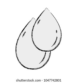 grunge nature and purity water drops design