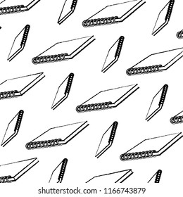 grunge nice notebook school utensil background