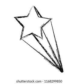 grunge nice shooting star art design