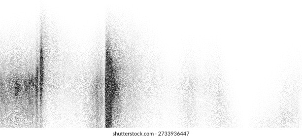 Grunge noise grain texture. Stippled grunge background. Aged dotted degraded distress overlay. Old glitched rasterized photocopy effect backdrop. Sand dust particle wallpaper. Vector worn weathered bg