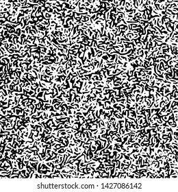 Grunge noise pattern. Abstract vector texture background in black and white.