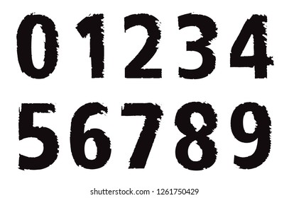 Grunge numbers set