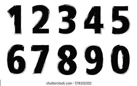 1,083 Distressed Number Drawing Images, Stock Photos & Vectors ...