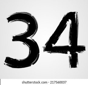 Grunge numbers - three and four