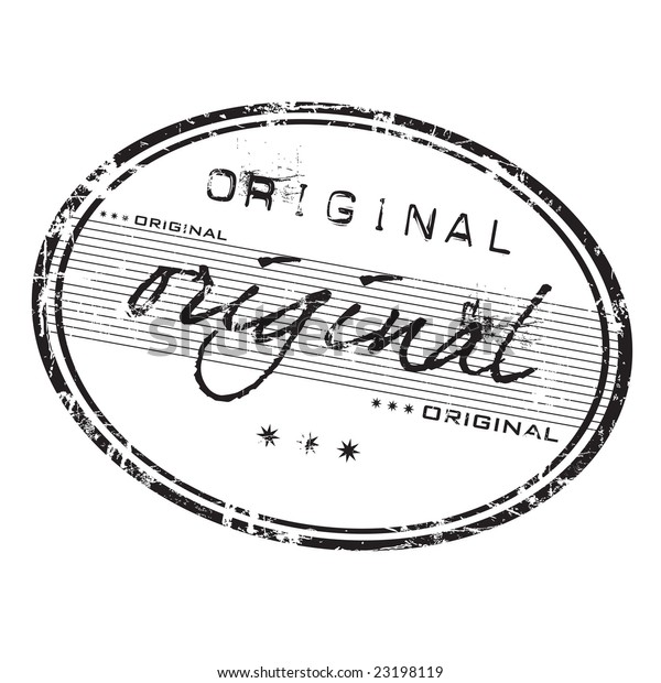 Grunge Office Rubber Stamp Word Original Stock Vector (Royalty Free