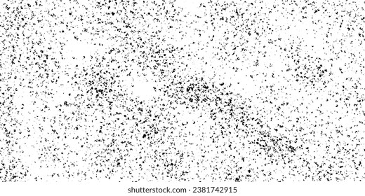 Grunge old detailed black texture. Vector background	

