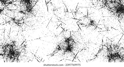 Grunge detaillierte schwarze Textur. Vektorhintergrund
