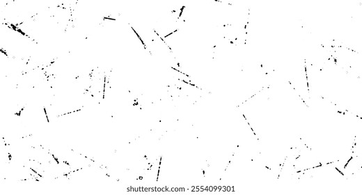 Grunge old detailed black texture. Vector background	
