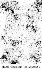 Grunge old detailed black texture. Vector background	
