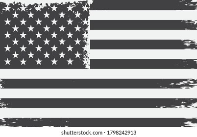 Grunge old flag of United States.