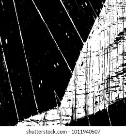 Grunge old grid mesh black cover template. Web cobweb spiderweb net distressed overlay texture. Striped tabby paint grainy backdrop. Messy dirty surface creative element. EPS10 vector.