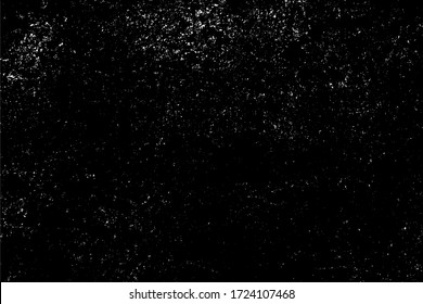 Grunge old texture in black and white. Aged vector surface with scratches, gaps, splits and crumbling stone. Distressed overlay for creating openwork background in 3D design of country loft interior