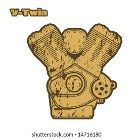 Grunge Old VTwin