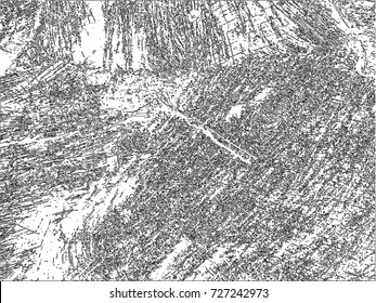 Grunge old wood black cover template. Wooden dry planks diagonal distressed overlay texture with knot. Weathered rural grainy timber backdrop. Aged dried board creative element.
