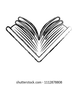 grunge open book front board papers information