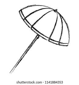 grunge open umbrella accessory to sun protection