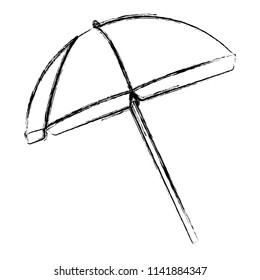 grunge open umbrella object to sun protection