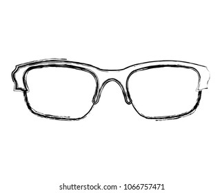 grunge optical frame glasses object style