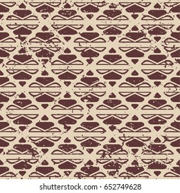 Grunge ornamental background. Colored abstract monochrome texture. Scratched seamless for design