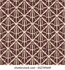 Grunge ornamental background. Colored abstract monochrome texture. Scratched seamless for design
