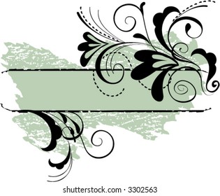 grunge ornamental background - vector