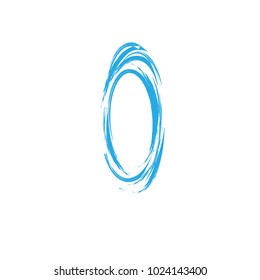 Grunge oval,round frame. Vector grunge banner. Grunge vector frame oval shape