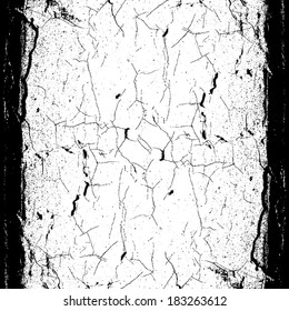 Grunge Overlay Frame for your design. EPS10 vector.