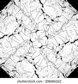 Grunge Overlay Frame for your design. EPS10 vector.