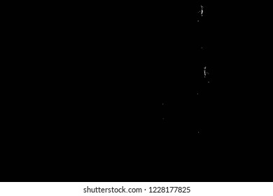 Grunge overlay layer. Abstract black and white vector background. Monochrome vintage surface with dirty pattern in cracks, spots, dots. Old wall in dark horror style design