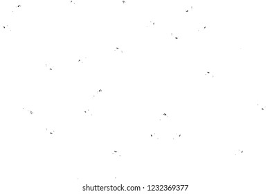 Grunge overlay layer. Abstract black and white vector background. Monochrome vintage surface with dirty pattern in cracks, spots, dots. Old wall