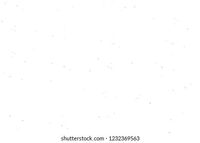 Grunge overlay layer. Abstract black and white vector background. Monochrome vintage surface with dirty pattern in cracks, spots, dots. Old wall in dark horror style design