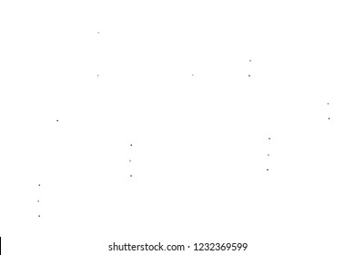 Grunge overlay layer. Abstract black and white vector background. Monochrome vintage surface with dirty pattern in cracks, spots, dots. Old wall 