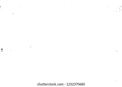 Grunge overlay layer. Abstract black and white vector background. Monochrome vintage surface with dirty pattern in cracks, spots, dots. Old wall in dark horror style design