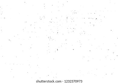 Grunge overlay layer. Abstract black and white vector background. Monochrome vintage surface with dirty pattern in cracks, spots, dots. Old wall in dark horror style design