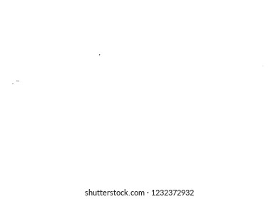 Grunge overlay layer. Abstract black and white vector background. Monochrome vintage surface with dirty pattern in cracks, spots, dots. Old wall in dark horror style design