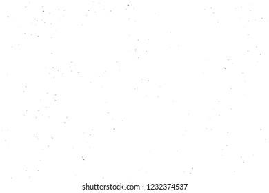 Grunge overlay layer. Abstract black and white vector background. Monochrome vintage surface with dirty pattern in cracks, spots, dots. Old wall in dark horror style design