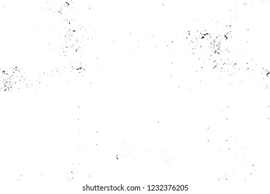 Grunge overlay layer. Abstract black and white vector background. Monochrome vintage surface with dirty pattern in cracks, spots, dots. Old wall in dark horror style design