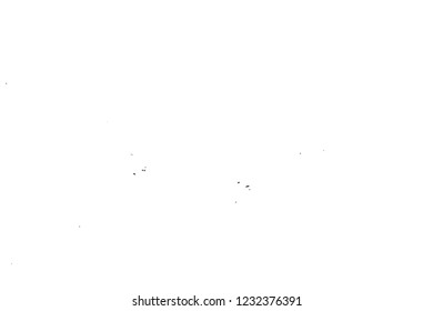 Grunge overlay layer. Abstract black and white vector background. Monochrome vintage surface with dirty pattern in cracks, spots, dots. Old wall in dark horror style design