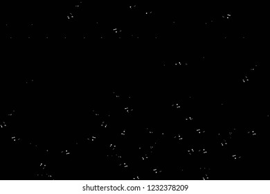 Grunge overlay layer. Abstract black and white vector background. Monochrome vintage surface with dirty pattern in cracks, spots, dots. Old wall in dark horror style design