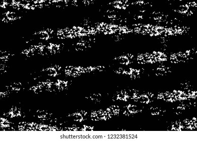 Grunge overlay layer. Abstract black and white vector background. Monochrome vintage surface with dirty pattern in cracks, spots, dots. Old wall in dark horror style design