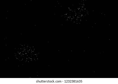Grunge overlay layer. Abstract black and white vector background. Monochrome vintage surface with dirty pattern in cracks, spots, dots. Old wall in dark horror style design